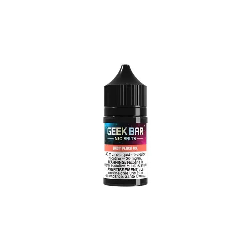 Geek Bar - Juicy Peach Ice - 30mL Salt Nic E-Liquid - Salt Nic E-Liquid - Vapeshop Mania