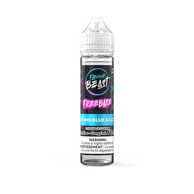 Shop Bomb Blue Razz By Flavour Beast E - Liquid - at Vapeshop Mania