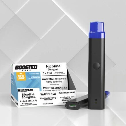 Shop Boosted Pods Blue Peach - at Vapeshop Mania