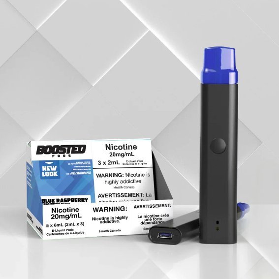 Shop Boosted Pods Blue Raspberry - at Vapeshop Mania