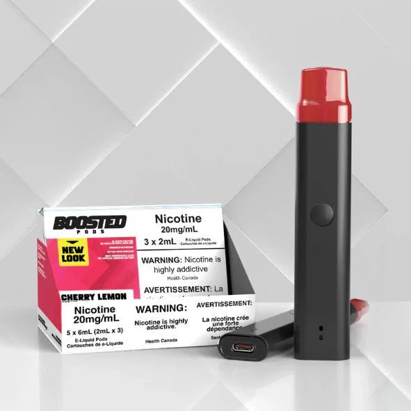 Shop Boosted Pods Cherry Lemon - at Vapeshop Mania