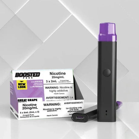 Shop Boosted Pods Great Grape - at Vapeshop Mania