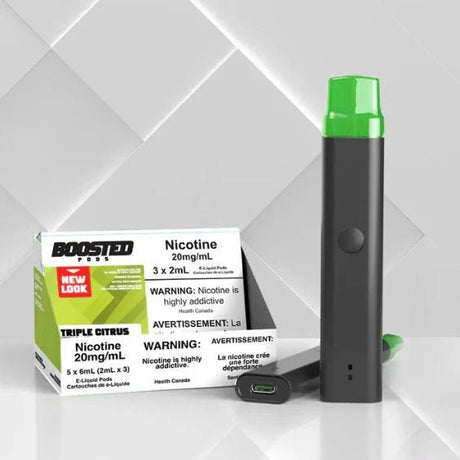 Shop Boosted Pods Triple Citrus - at Vapeshop Mania