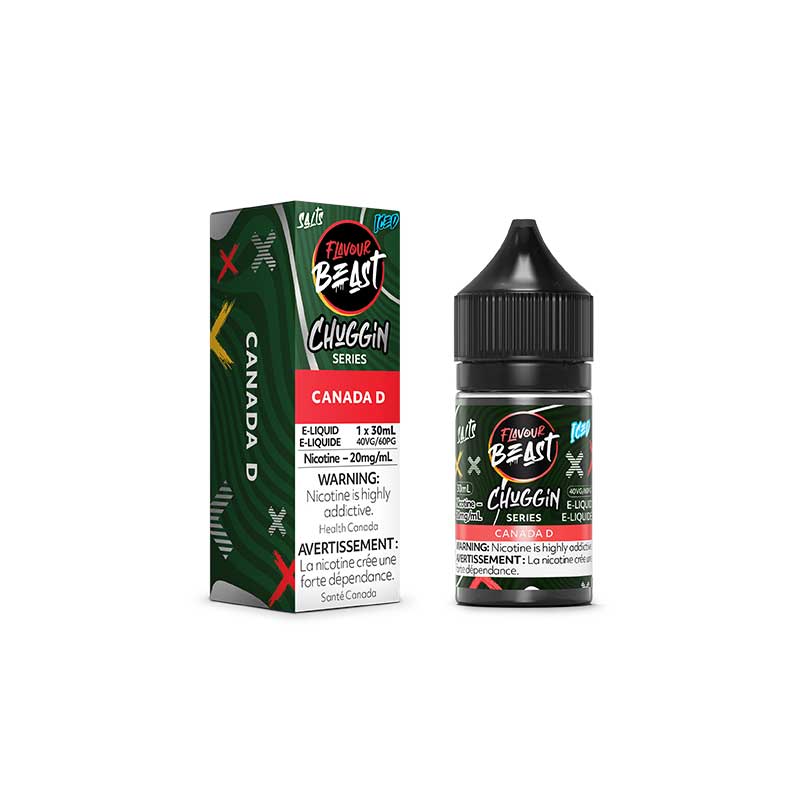 Shop Chuggin Canada D Iced Salt by Flavour Beast E - Liquid - at Vapeshop Mania