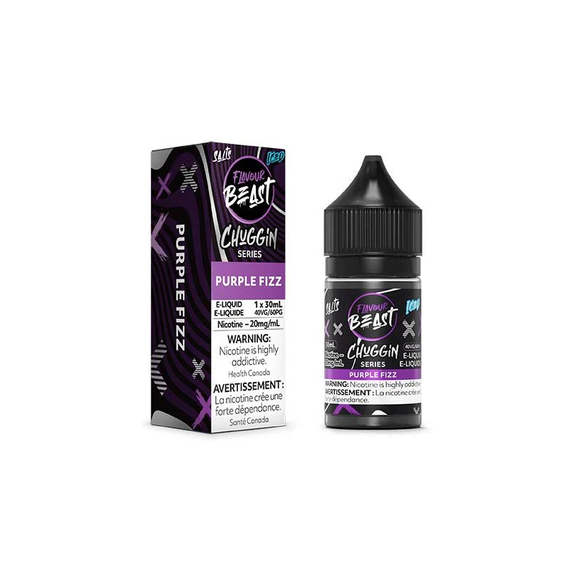 Shop Chuggin Purple Fizz Iced Salt by Flavour Beast E - Liquid - at Vapeshop Mania