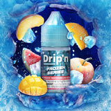 Shop Drip'n by Envi Frozen Salt Juice - Mango Peach Watermelon Ice Blast - at Vapeshop Mania