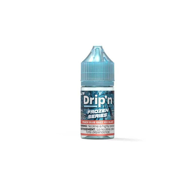 Shop Drip'n by Envi Frozen Salt Juice - Peach Blue Razz Ice Blast - at Vapeshop Mania