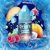 Shop Drip'n by Envi Frozen Salt Juice - Raspberry Peach Mango Ice Blast - at Vapeshop Mania