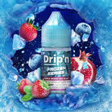 Shop Drip'n by Envi Frozen Salt Juice - Triple Berry Ice Blast - at Vapeshop Mania