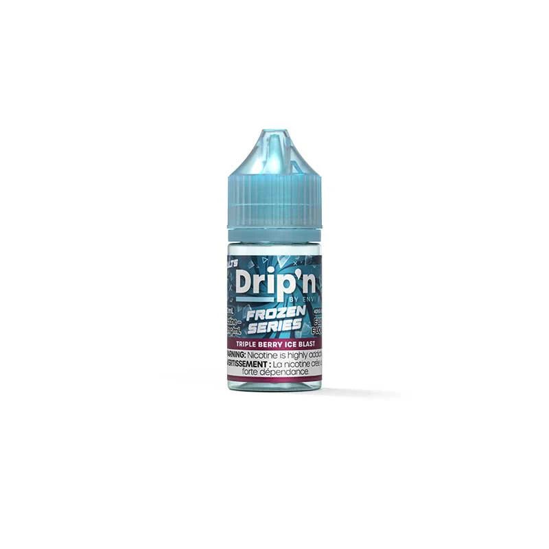 Shop Drip'n by Envi Frozen Salt Juice - Triple Berry Ice Blast - at Vapeshop Mania