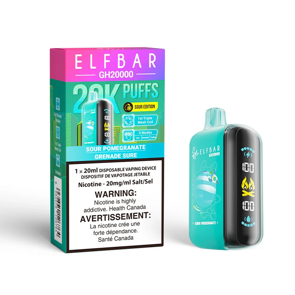 Shop ELF Bar GH20K Disposable - Sour Pomegranate - at Vapeshop Mania