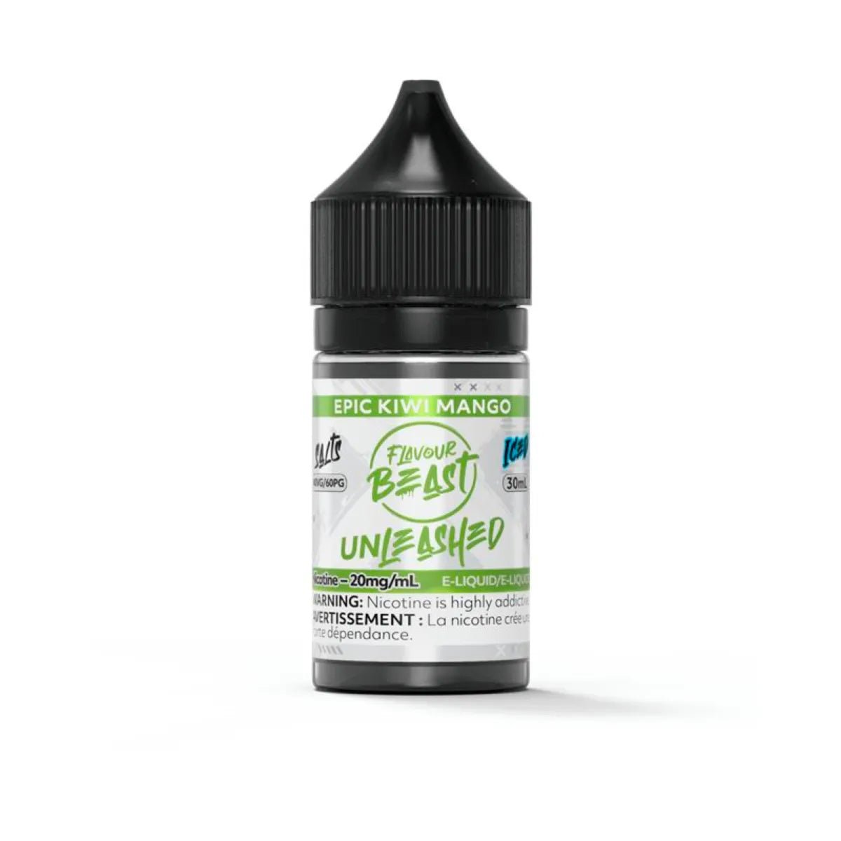 Shop Epic Kiwi Mango ICED Unleashed Salt by Flavour Beast E - Liquid - at Vapeshop Mania