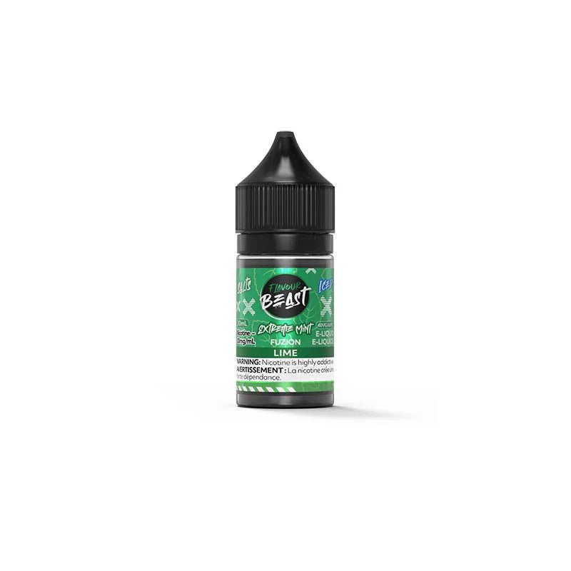 Shop Extreme Mint Fuzion Lime (Iced) by Flavour Beast Salt - at Vapeshop Mania