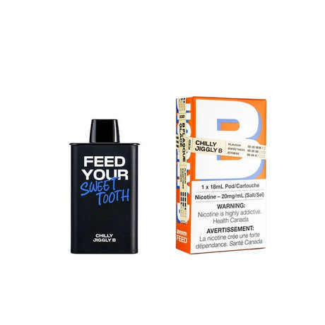 Shop FEED 9000 Puffs Pre-filled Pod - Chilly Jiggly B - at Vapeshop Mania