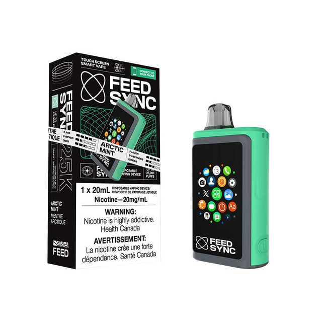 Shop FEED Sync 25K Disposable - Arctic Mint - at Vapeshop Mania