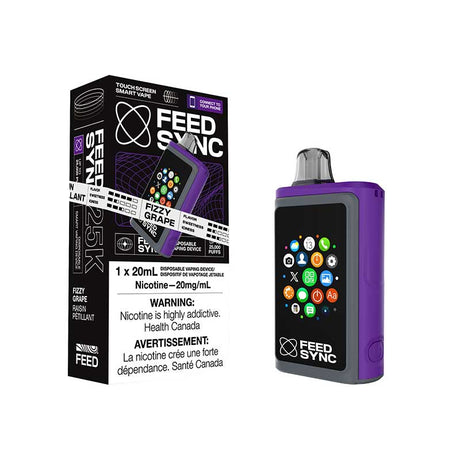 Shop FEED Sync 25K Disposable - Fizzy Grape - at Vapeshop Mania