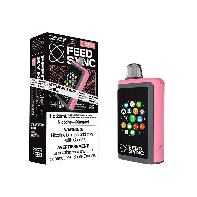 Shop FEED Sync 25K Disposable - Strawberry Chill - at Vapeshop Mania