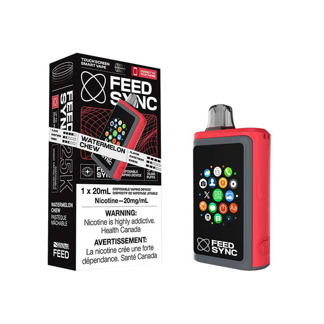 Shop FEED Sync 25K Disposable - Watermelon Chew - at Vapeshop Mania