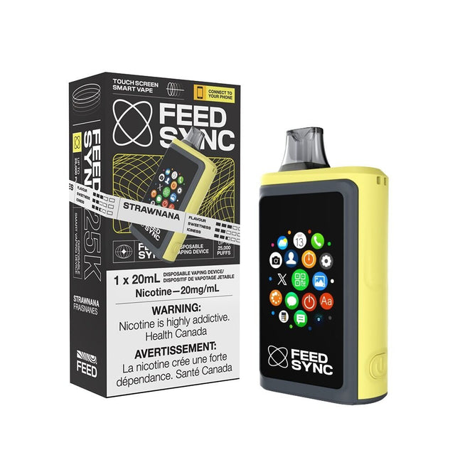 Shop FEED SYNC 25k Puffs Disposable Vape – Strawnana - at Vapeshop Mania