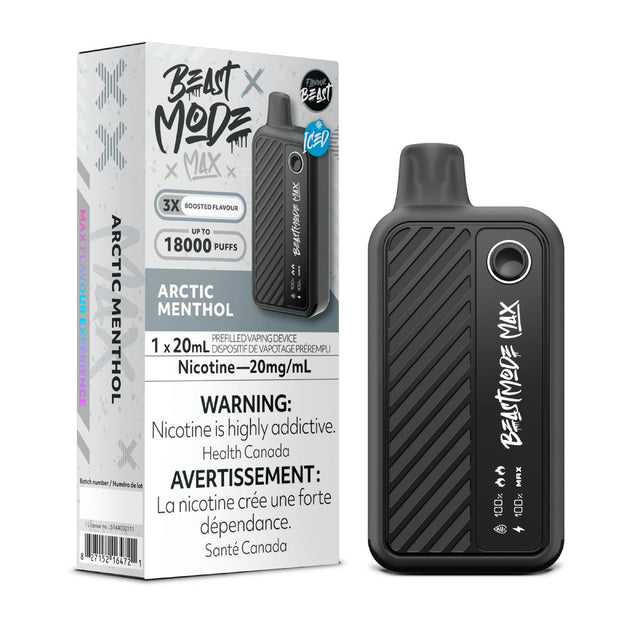 Shop Flavour Beast Beast Mode Max 18K Disposable - Arctic Menthol - at Vapeshop Mania