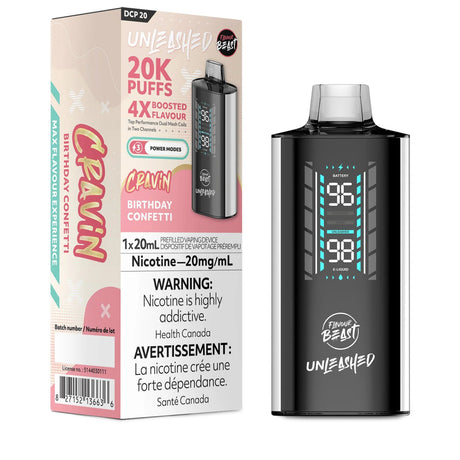 Shop Flavour Beast Unleashed DCP 20K Disposable - Birthday Confetti - at Vapeshop Mania