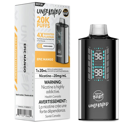 Shop Flavour Beast Unleashed DCP 20K Disposable - Epic Mango - at Vapeshop Mania