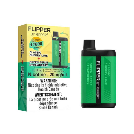 Shop Flipper by Ripper 11000 - Classic Cherry Lime & Green Apple Strawberry - at Vapeshop Mania