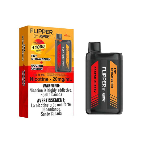 Shop Flipper by Ripper 11000 - FNT Strawberry & Dr Cherry - at Vapeshop Mania