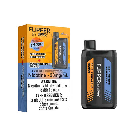 Shop Flipper by Ripper 11000 - MTN Citrus Raspberry & Sour Pineapple Mango - at Vapeshop Mania