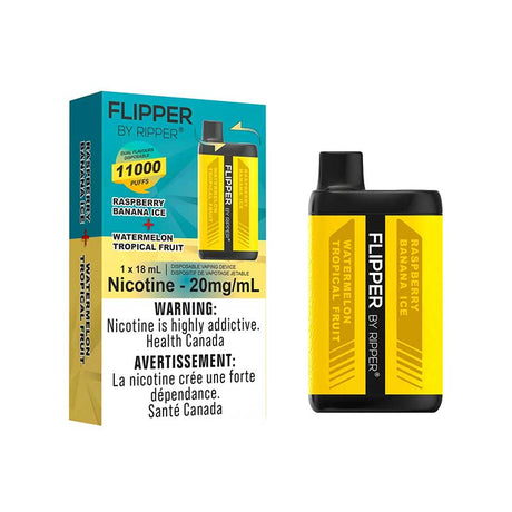 Shop Flipper by Ripper 11000 - Raspberry Banana Ice & Watermelon Tropical Fruit - at Vapeshop Mania