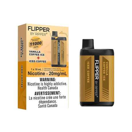 Shop Flipper by Ripper 11000 - Vanilla Coffee Ice & Iced Coffee - at Vapeshop Mania