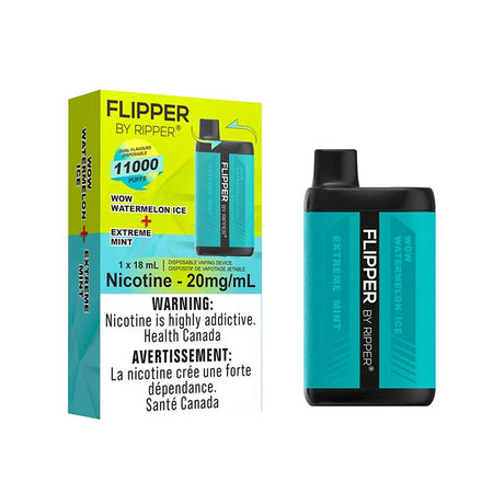 Shop Flipper by Ripper 11000 - Wow Watermelon Ice & Extreme Mint - at Vapeshop Mania