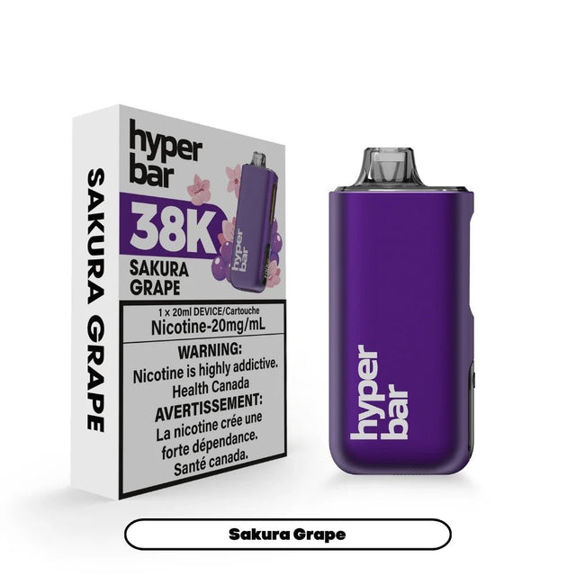 Shop Hyperbar BE38000 - Sakura Grape - at Vapeshop Mania