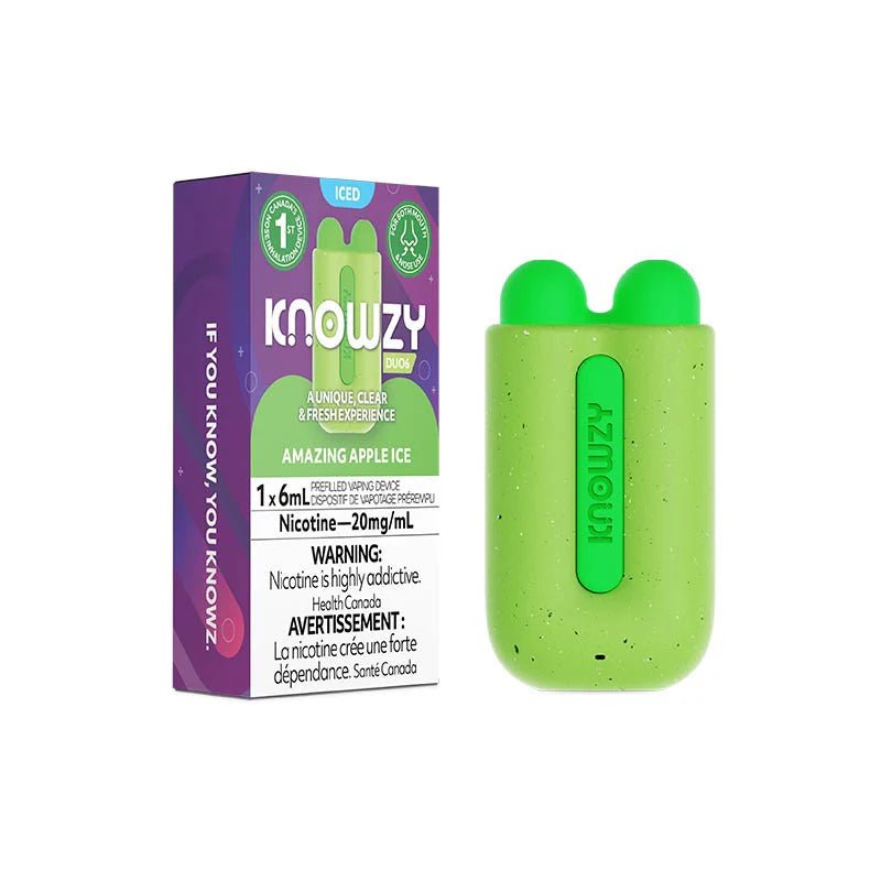 Shop Knowzy Duo6 - Amazing Apple Ice - at Vapeshop Mania