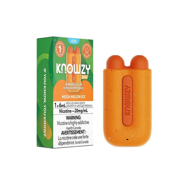 Shop Knowzy Duo6 - Mega Melon Ice - at Vapeshop Mania