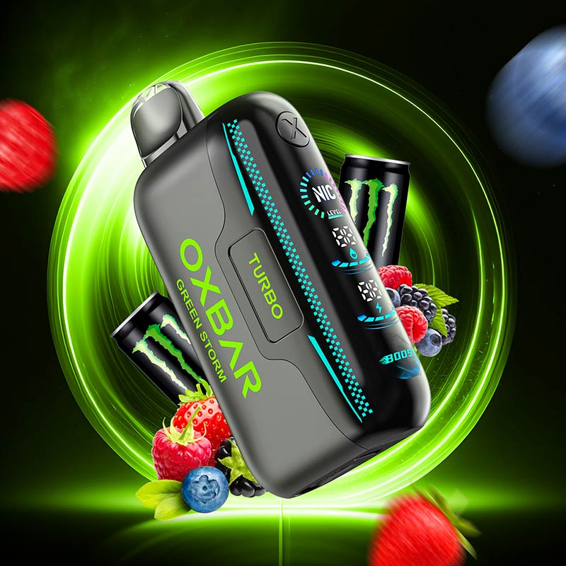 Shop OXBAR G42K Disposable - Green Storm - at Vapeshop Mania