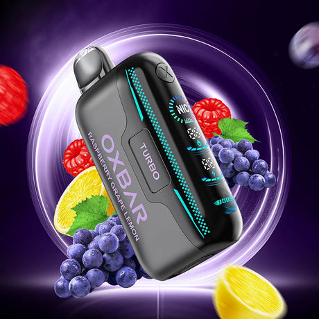 Shop OXBAR G42K Disposable - Raspberry Grape Lemon - at Vapeshop Mania