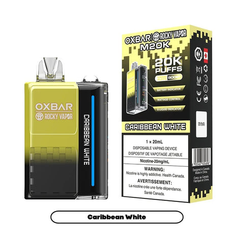 Shop OXBAR M20K Disposable - Caribbean White - at Vapeshop Mania