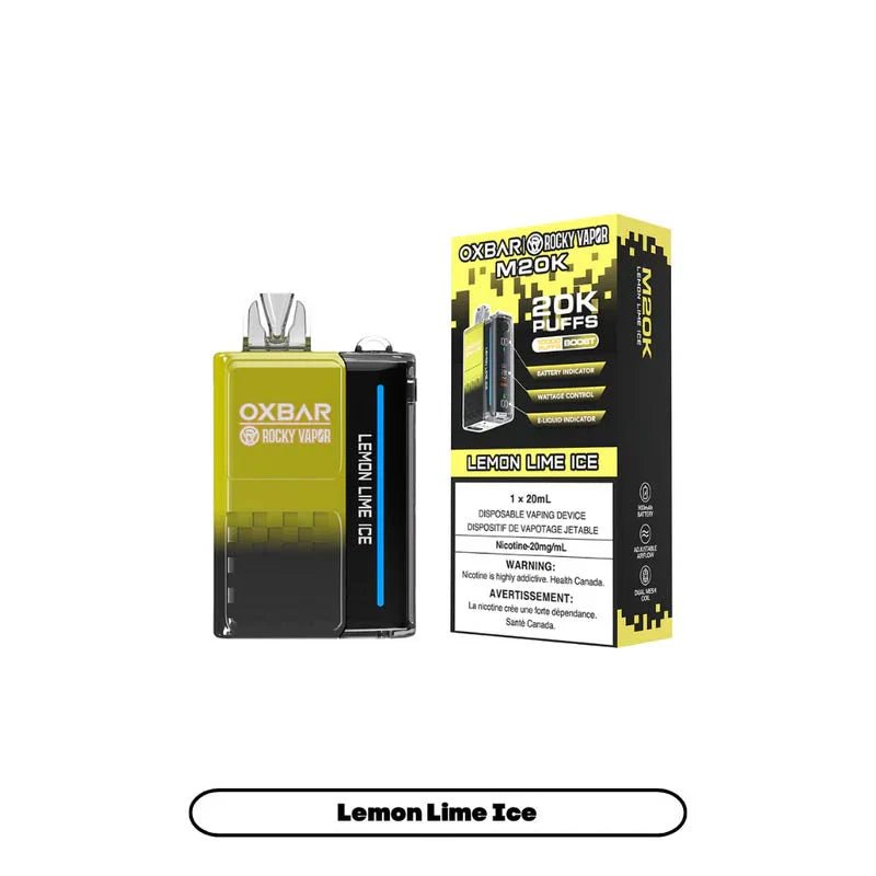 Shop OXBAR M20K Disposable - Lemon Lime Ice - at Vapeshop Mania