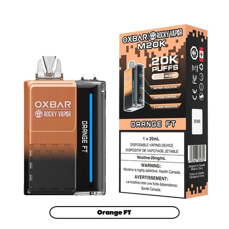 Shop OXBAR M20K Disposable - Orange FT - at Vapeshop Mania