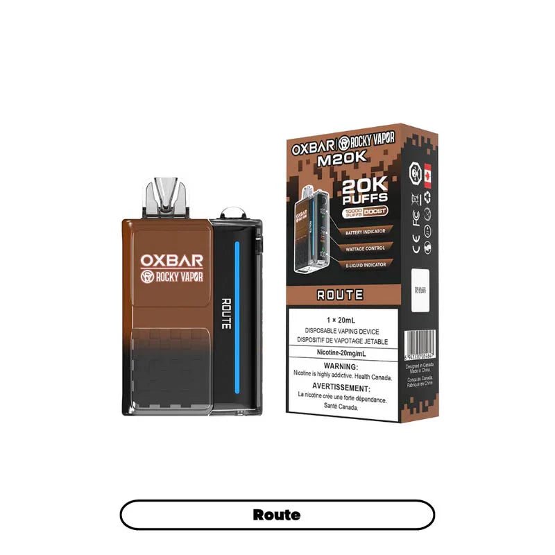 Shop OXBAR M20K Disposable - Route - at Vapeshop Mania