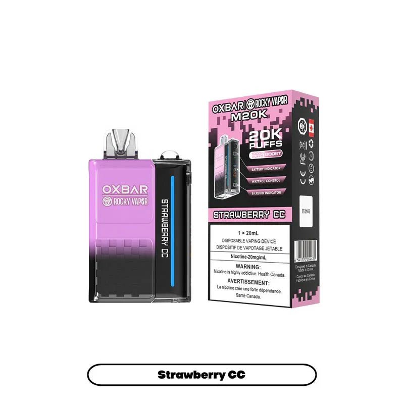 Shop OXBAR M20K Disposable - Strawberry CC - at Vapeshop Mania