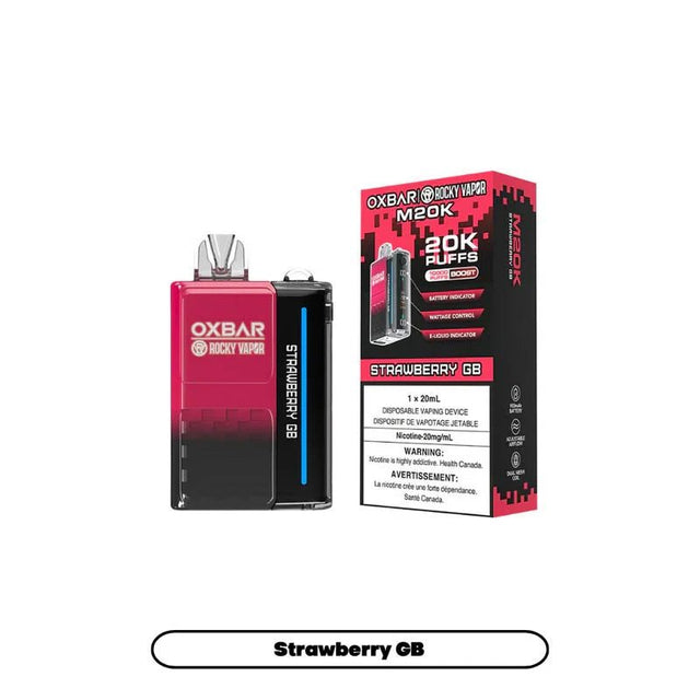 Shop OXBAR M20K Disposable - Strawberry GB - at Vapeshop Mania