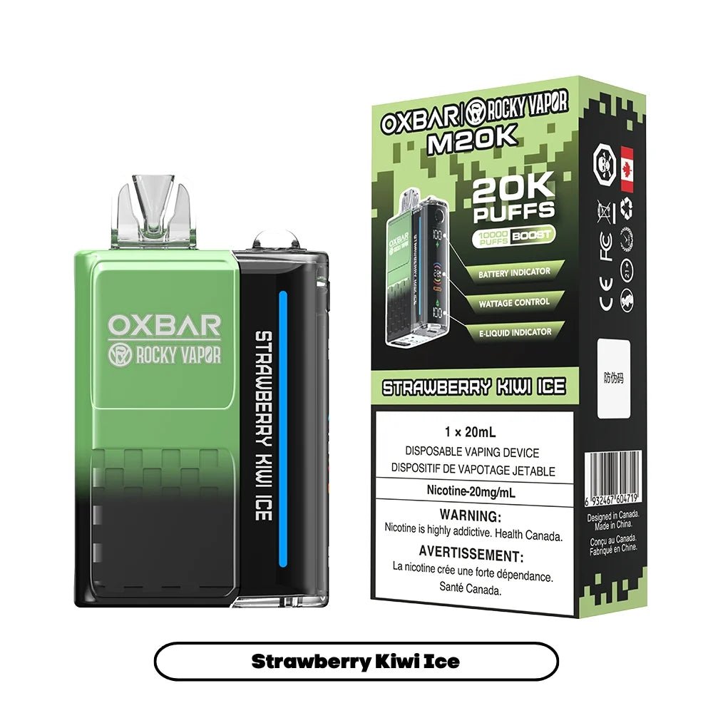 Shop OXBAR M20K Disposable - Strawberry Kiwi Ice - at Vapeshop Mania