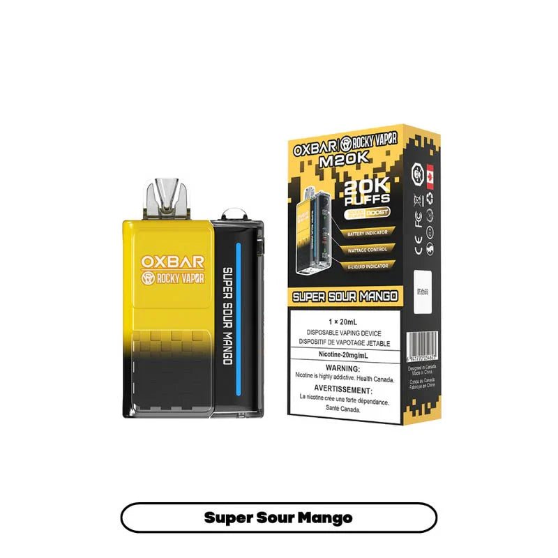 Shop OXBAR M20K Disposable - Super Sour Mango - at Vapeshop Mania