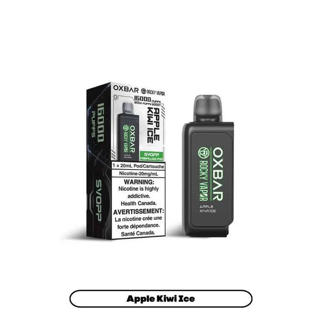 Shop Oxbar Svopp 16K Pod - Apple Kiwi Ice - at Vapeshop Mania