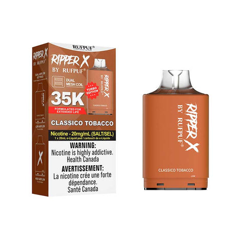 Shop Ripper X Pod by Rufpuf 35K - Classic Tobacco - at Vapeshop Mania