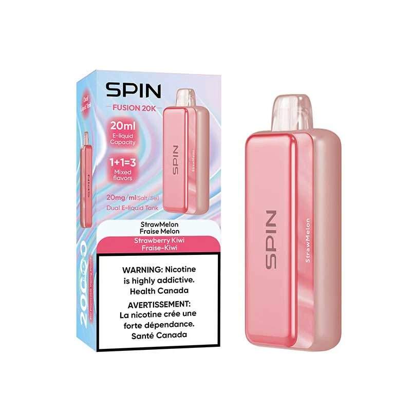 Shop Spin Fusion 20K Disposable - StrawMelon and Strawberry Kiwi - at Vapeshop Mania