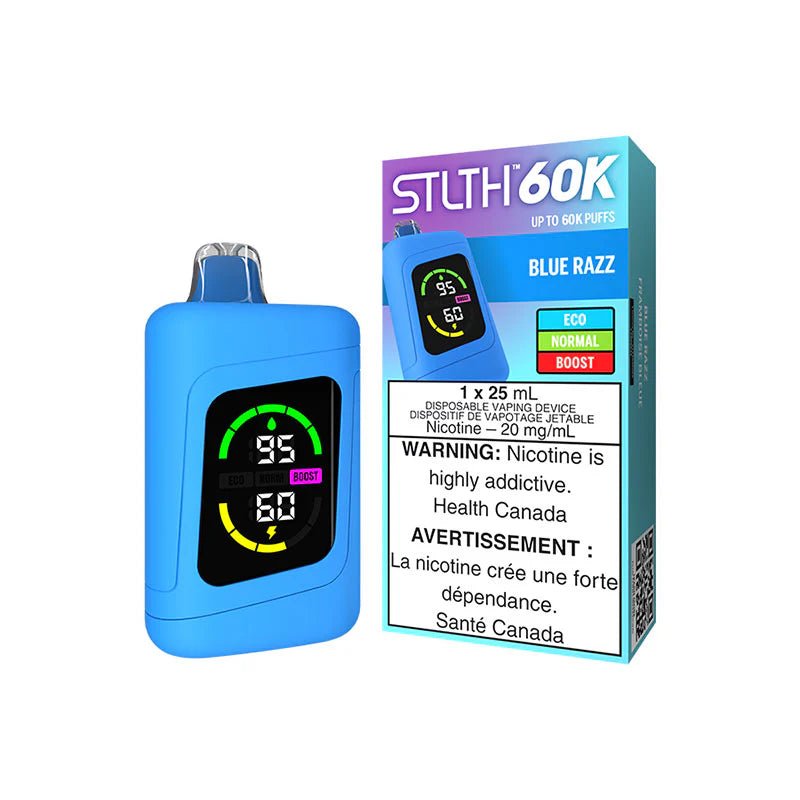 Shop STLTH 60K Disposable - Blue Razz - at Vapeshop Mania