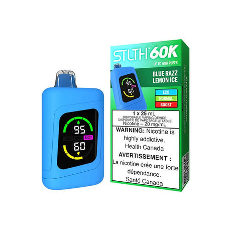 Shop STLTH 60K Disposable - Blue Razz Lemon Ice - at Vapeshop Mania